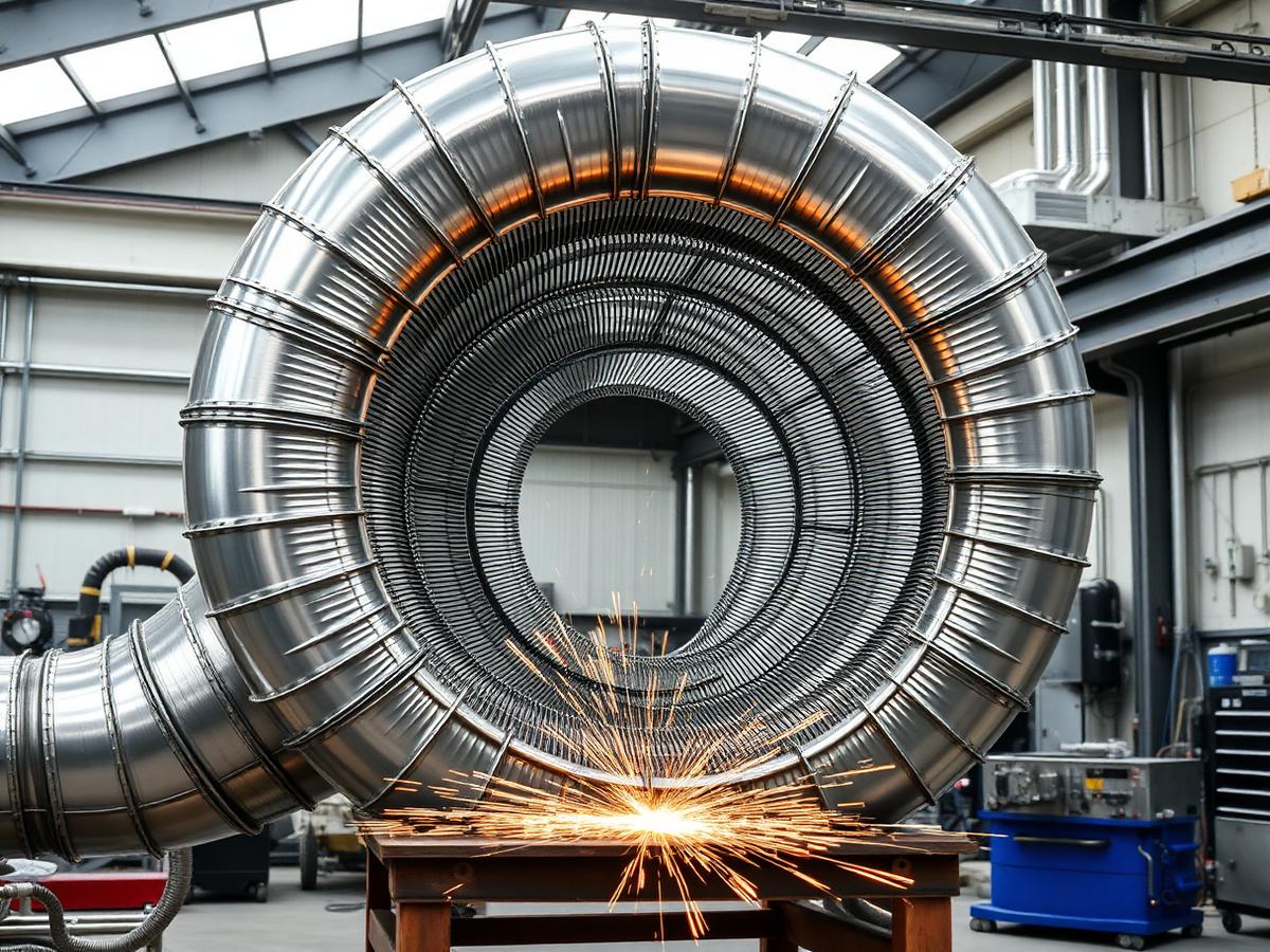 In-house ductwork manufacture